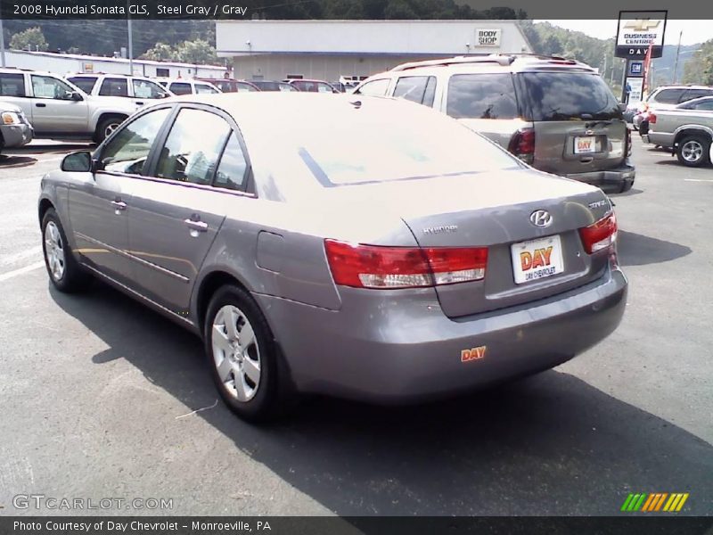 Steel Gray / Gray 2008 Hyundai Sonata GLS