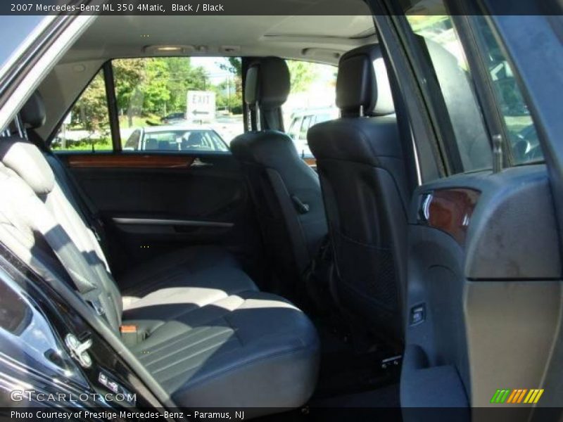 Black / Black 2007 Mercedes-Benz ML 350 4Matic