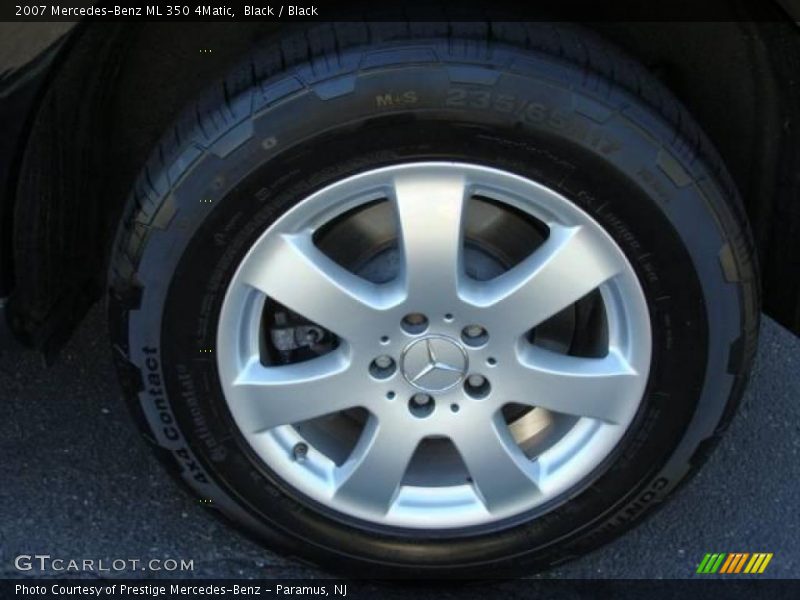 Black / Black 2007 Mercedes-Benz ML 350 4Matic