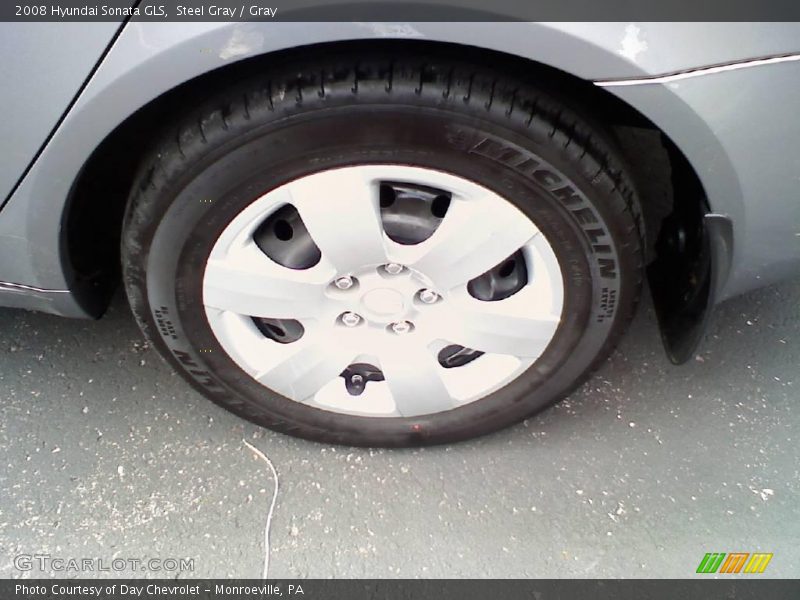 Steel Gray / Gray 2008 Hyundai Sonata GLS