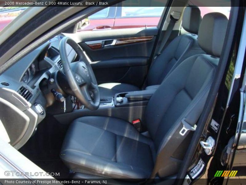 Black / Black 2008 Mercedes-Benz C 300 4Matic Luxury