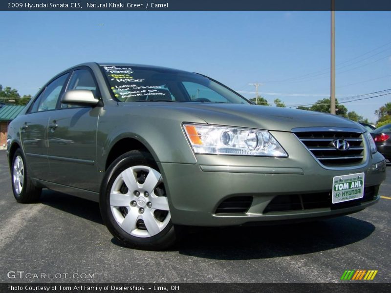 Natural Khaki Green / Camel 2009 Hyundai Sonata GLS