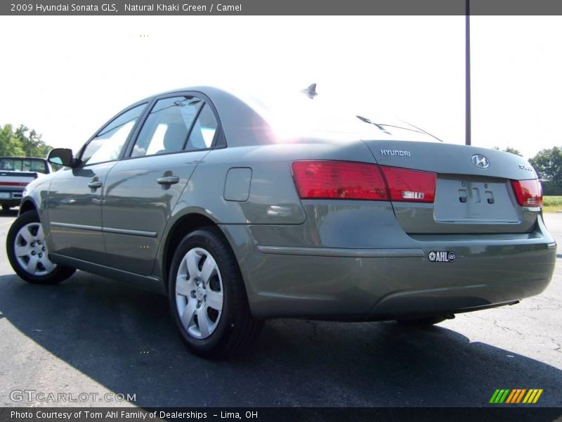 Natural Khaki Green / Camel 2009 Hyundai Sonata GLS