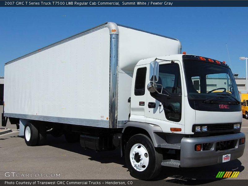 Summit White / Pewter Gray 2007 GMC T Series Truck T7500 LWB Regular Cab Commercial