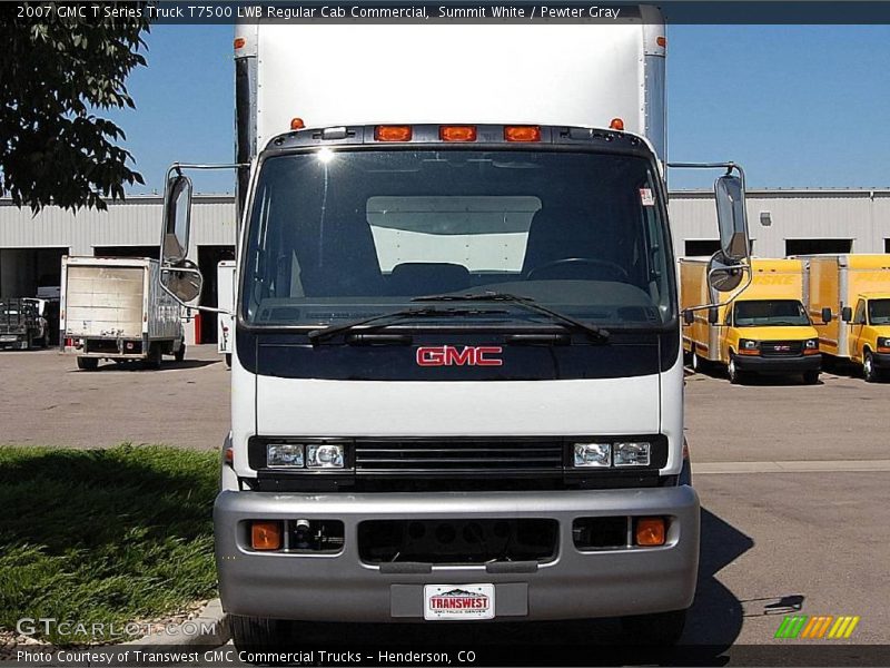Summit White / Pewter Gray 2007 GMC T Series Truck T7500 LWB Regular Cab Commercial