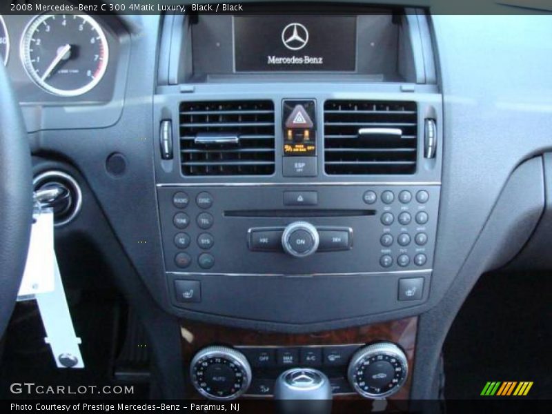 Black / Black 2008 Mercedes-Benz C 300 4Matic Luxury