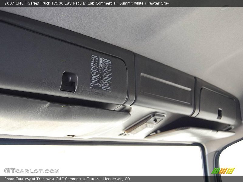 Summit White / Pewter Gray 2007 GMC T Series Truck T7500 LWB Regular Cab Commercial