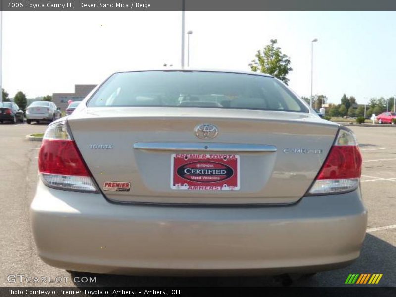 Desert Sand Mica / Beige 2006 Toyota Camry LE