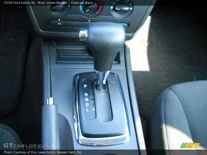 Moss Green Metallic / Charcoal Black 2008 Ford Fusion SE