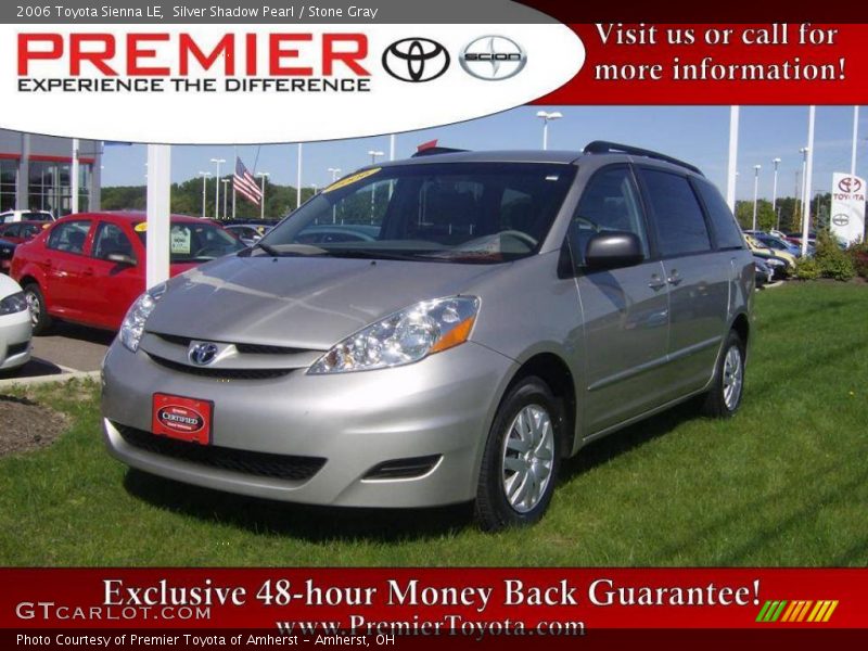 Silver Shadow Pearl / Stone Gray 2006 Toyota Sienna LE