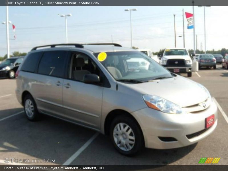 Silver Shadow Pearl / Stone Gray 2006 Toyota Sienna LE