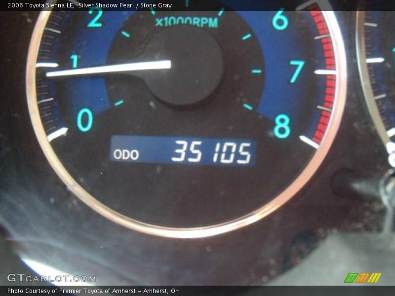 Silver Shadow Pearl / Stone Gray 2006 Toyota Sienna LE