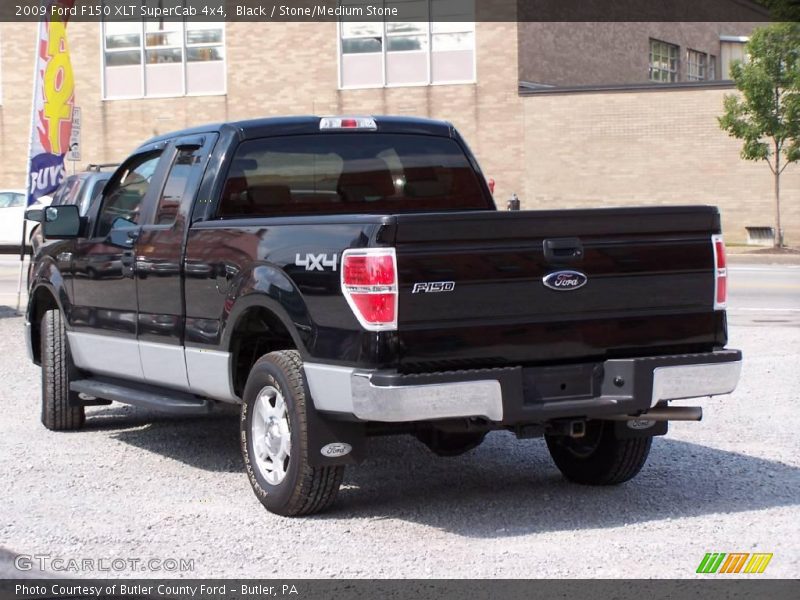 Black / Stone/Medium Stone 2009 Ford F150 XLT SuperCab 4x4