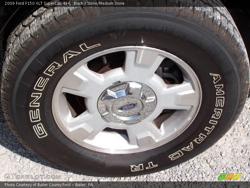 Black / Stone/Medium Stone 2009 Ford F150 XLT SuperCab 4x4