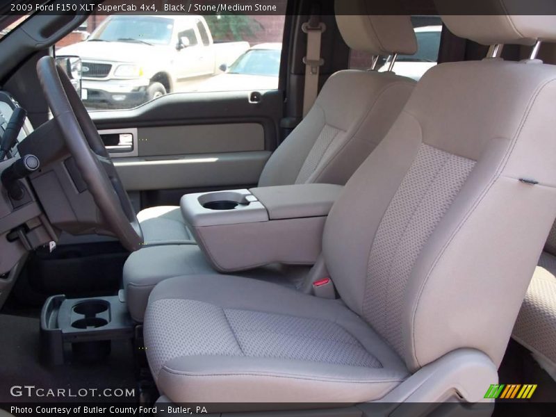 Black / Stone/Medium Stone 2009 Ford F150 XLT SuperCab 4x4