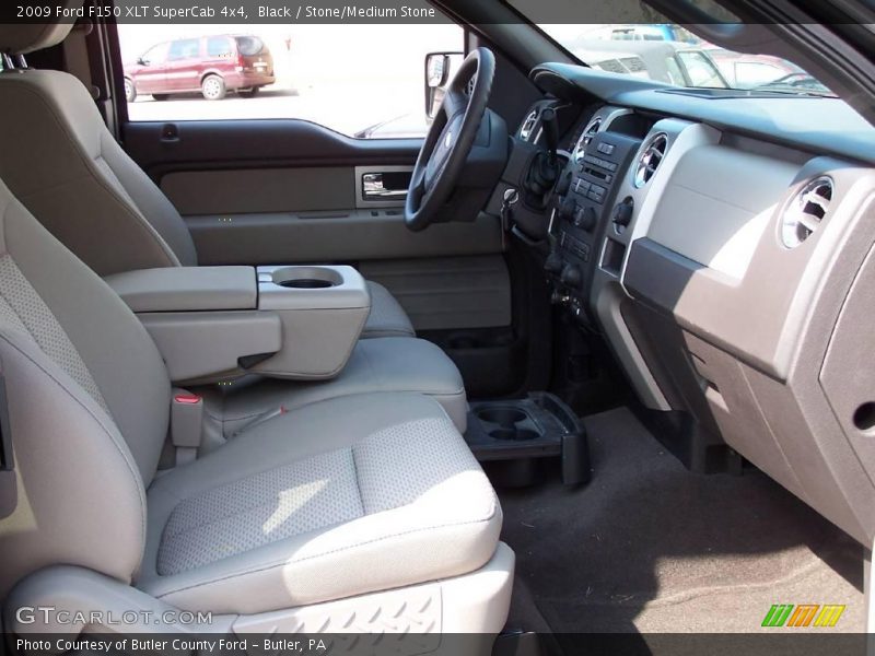 Black / Stone/Medium Stone 2009 Ford F150 XLT SuperCab 4x4