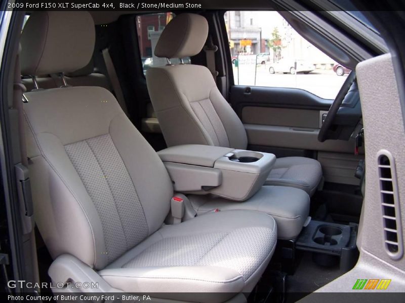 Black / Stone/Medium Stone 2009 Ford F150 XLT SuperCab 4x4