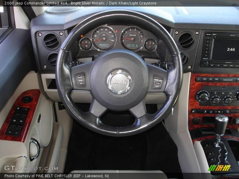 Bright Silver Metallic / Dark Khaki/Light Graystone 2006 Jeep Commander Limited 4x4