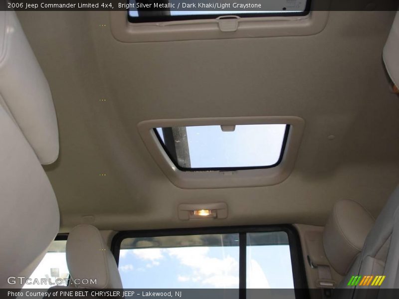 Bright Silver Metallic / Dark Khaki/Light Graystone 2006 Jeep Commander Limited 4x4