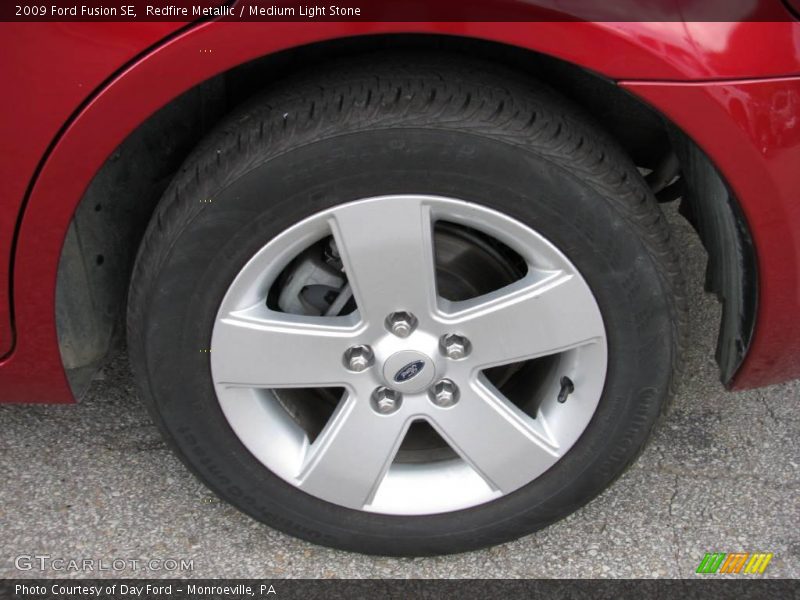 Redfire Metallic / Medium Light Stone 2009 Ford Fusion SE