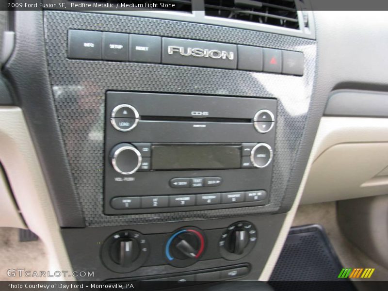 Redfire Metallic / Medium Light Stone 2009 Ford Fusion SE