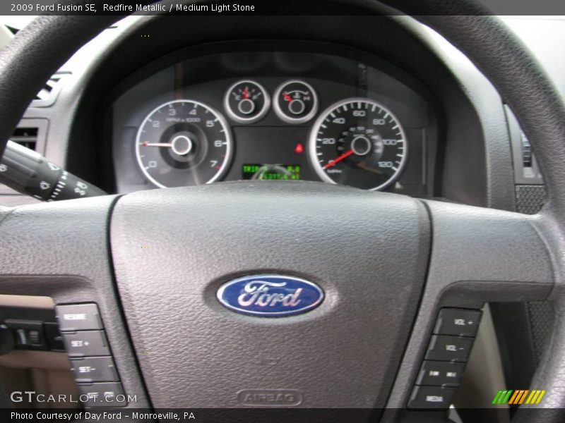 Redfire Metallic / Medium Light Stone 2009 Ford Fusion SE