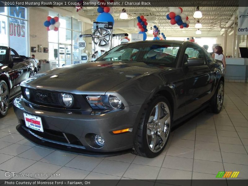 Sterling Grey Metallic / Charcoal Black 2010 Ford Mustang Roush Stage 1 Coupe