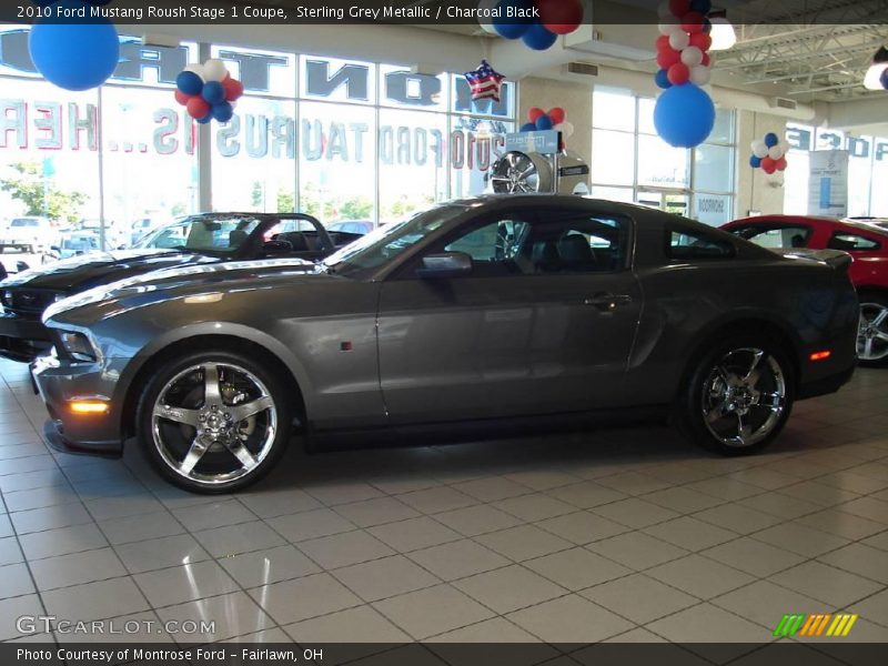 Sterling Grey Metallic / Charcoal Black 2010 Ford Mustang Roush Stage 1 Coupe