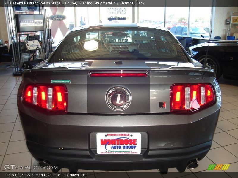 Sterling Grey Metallic / Charcoal Black 2010 Ford Mustang Roush Stage 1 Coupe