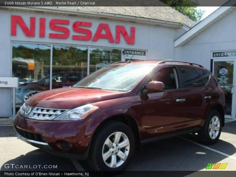 Merlot Pearl / Charcoal 2006 Nissan Murano S AWD