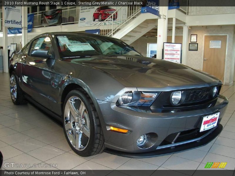 Sterling Grey Metallic / Charcoal Black 2010 Ford Mustang Roush Stage 1 Coupe