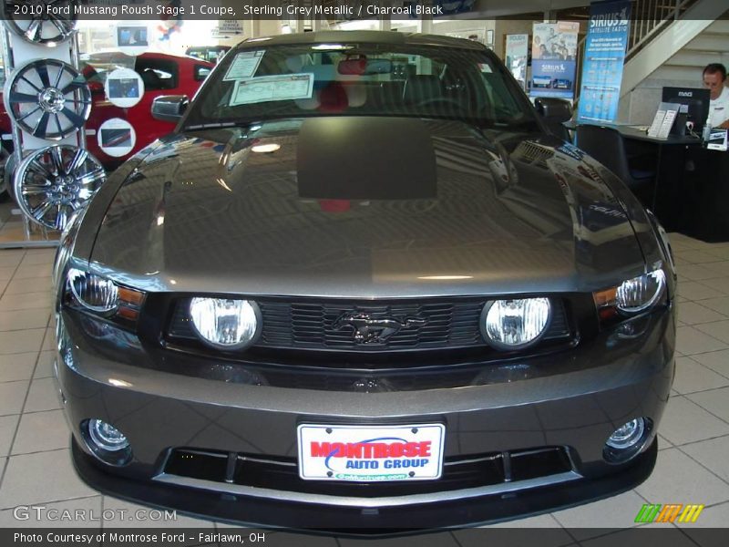 Sterling Grey Metallic / Charcoal Black 2010 Ford Mustang Roush Stage 1 Coupe