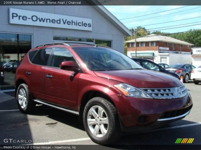 Merlot Pearl / Charcoal 2006 Nissan Murano S AWD