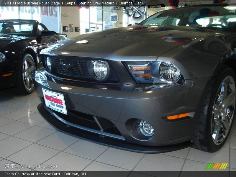 Sterling Grey Metallic / Charcoal Black 2010 Ford Mustang Roush Stage 1 Coupe