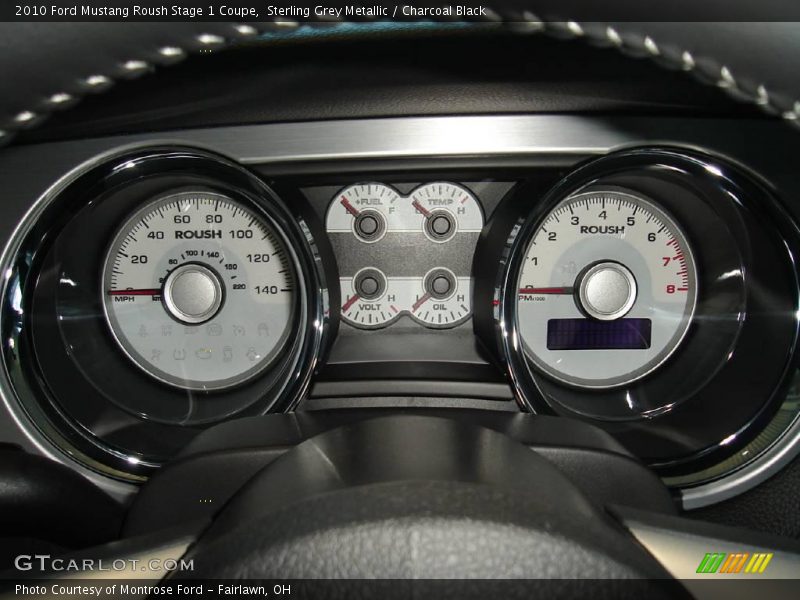 Sterling Grey Metallic / Charcoal Black 2010 Ford Mustang Roush Stage 1 Coupe