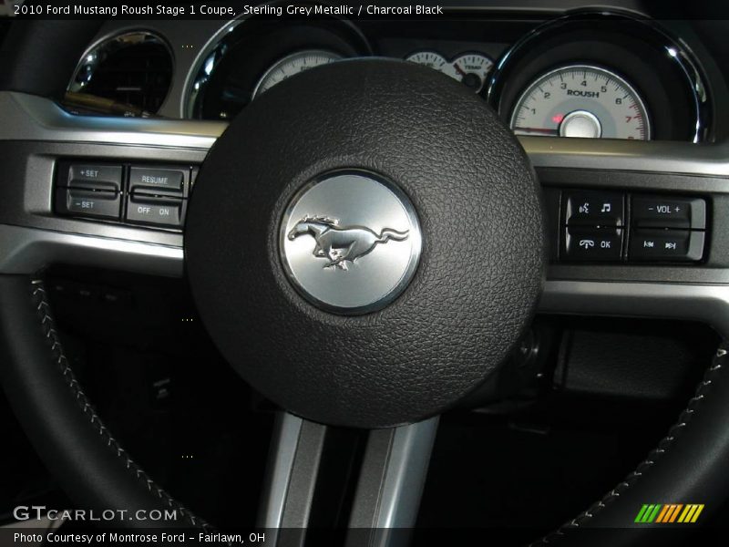 Sterling Grey Metallic / Charcoal Black 2010 Ford Mustang Roush Stage 1 Coupe
