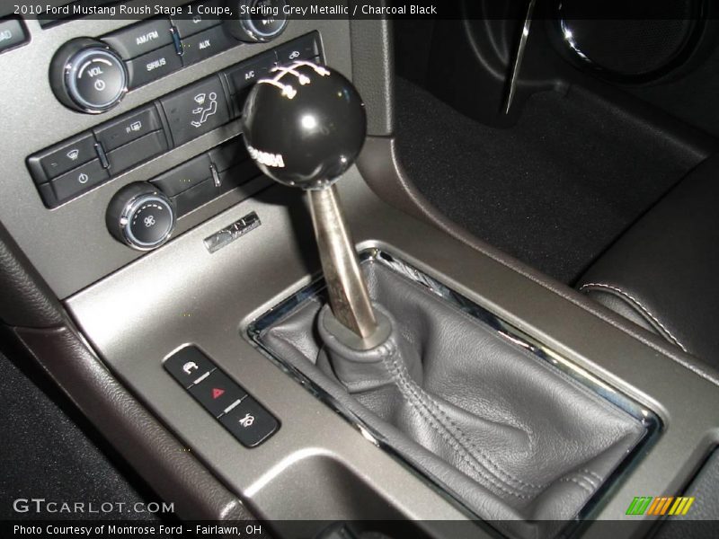 Sterling Grey Metallic / Charcoal Black 2010 Ford Mustang Roush Stage 1 Coupe