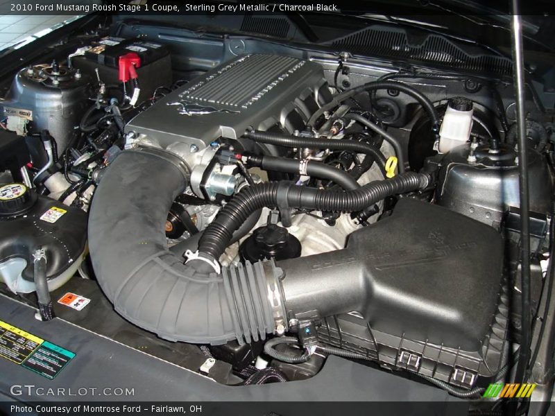 Sterling Grey Metallic / Charcoal Black 2010 Ford Mustang Roush Stage 1 Coupe