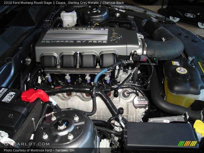 Sterling Grey Metallic / Charcoal Black 2010 Ford Mustang Roush Stage 1 Coupe