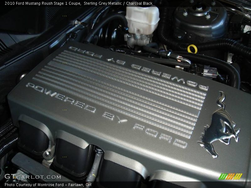 Sterling Grey Metallic / Charcoal Black 2010 Ford Mustang Roush Stage 1 Coupe