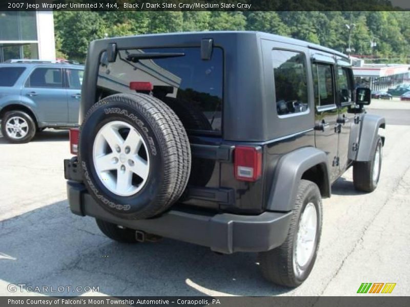 Black / Dark Slate Gray/Medium Slate Gray 2007 Jeep Wrangler Unlimited X 4x4
