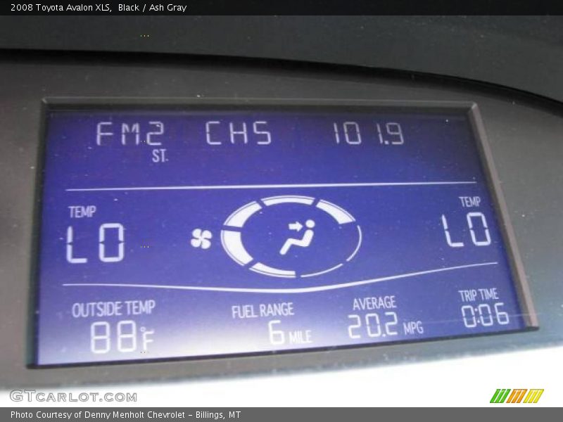 Black / Ash Gray 2008 Toyota Avalon XLS