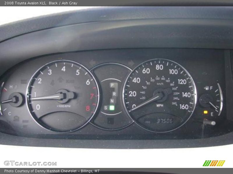 Black / Ash Gray 2008 Toyota Avalon XLS