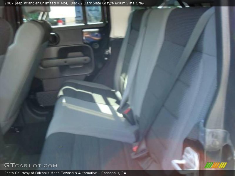 Black / Dark Slate Gray/Medium Slate Gray 2007 Jeep Wrangler Unlimited X 4x4