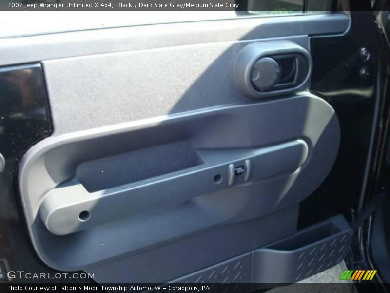 Black / Dark Slate Gray/Medium Slate Gray 2007 Jeep Wrangler Unlimited X 4x4