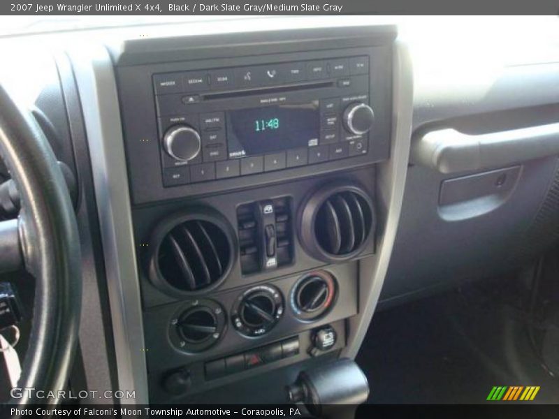 Black / Dark Slate Gray/Medium Slate Gray 2007 Jeep Wrangler Unlimited X 4x4