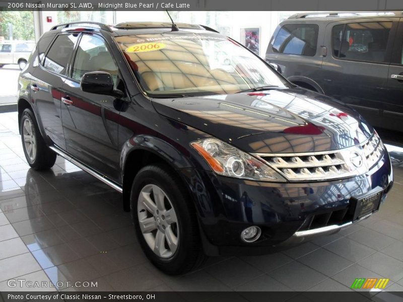 Midnight Blue Pearl / Cafe Latte 2006 Nissan Murano SL AWD