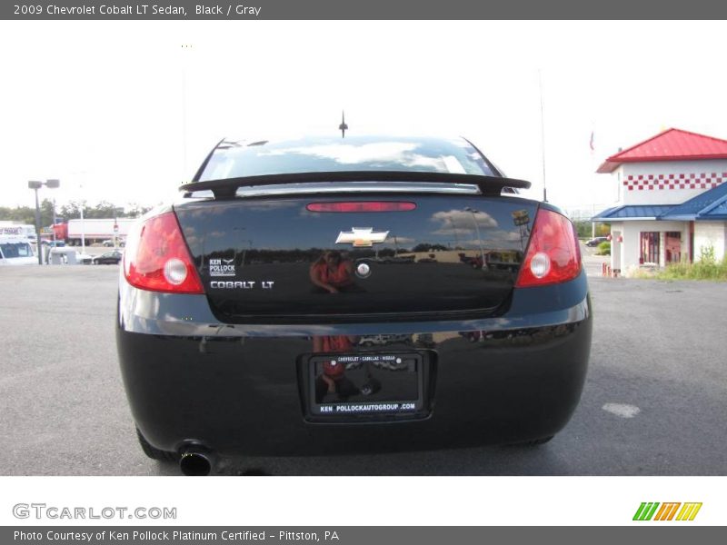 Black / Gray 2009 Chevrolet Cobalt LT Sedan