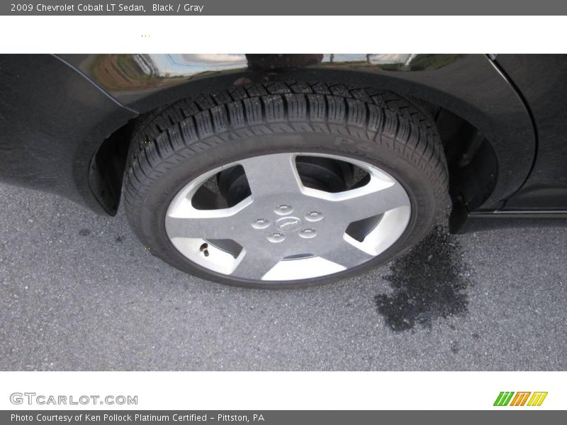 Black / Gray 2009 Chevrolet Cobalt LT Sedan
