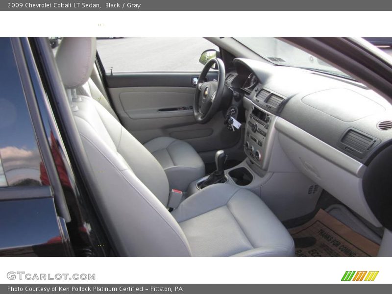 Black / Gray 2009 Chevrolet Cobalt LT Sedan